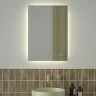 Зеркало Defesto Glow 50х70 DF 2504R с подсветкой 21W-4500К/с фацетом/ИК - выключатель/Нейтральный белый свет