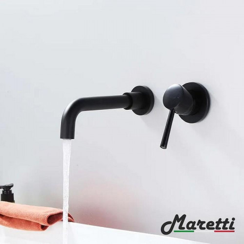 Смеситель для раковины Maretti Eleganza Black ENB32RF13 Черный матовый