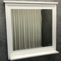Зеркало Comforty Феррара 80 00004151059 Белое МДФ / ЛДСП, стекло