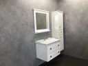 Зеркало Comforty Феррара 80 00004151059 Белое МДФ / ЛДСП, стекло