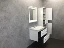 Зеркало Comforty Феррара 80 00004151059 Белое МДФ / ЛДСП, стекло