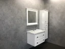 Зеркало Comforty Феррара 80 00004151059 Белое МДФ / ЛДСП, стекло