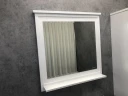 Зеркало Comforty Феррара 80 00004151059 Белое МДФ / ЛДСП, стекло