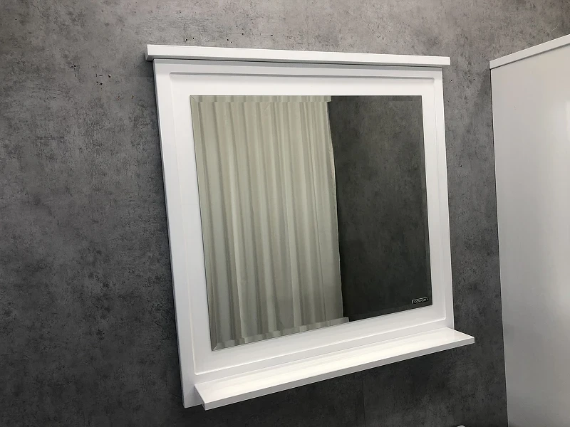 Зеркало Comforty Феррара 80 00004151059 Белое МДФ / ЛДСП, стекло