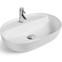 Раковина-чаша Vincea VBS-122 60 Белая фарфор накладная