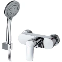 Смеситель для душа Aquatek Вега AQ1034CR Хром латунь на стену
