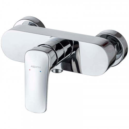 Смеситель для душа Aquatek Вега AQ1034CR Хром латунь на стену