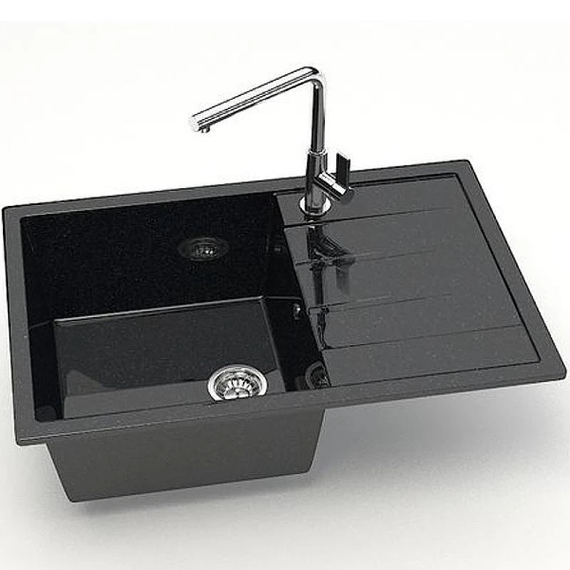 Кухонная мойка Bergg Z161 B161Q004 Черная