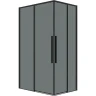 Душевой уголок Grossman Galaxy 100х70 300.K33.01.1070.21.10 профиль Черный матовый стекло тонированное