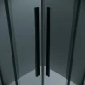 Душевой уголок Grossman Galaxy 100х70 300.K33.01.1070.21.10 профиль Черный матовый стекло тонированное