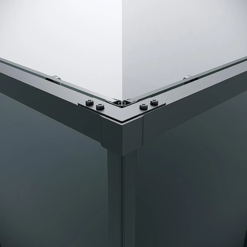 Душевой уголок Grossman Galaxy 100х70 300.K33.01.1070.21.10 профиль Черный матовый стекло тонированное