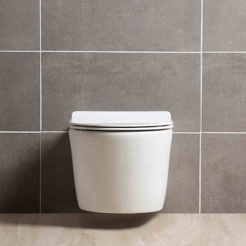 Унитаз Aquatek Оберон AQ1363W-00 подвесной с сиденьем Микролифт фарфор подвесной