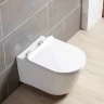 Унитаз Aquatek Оберон AQ1363W-00 подвесной с сиденьем Микролифт фарфор подвесной
