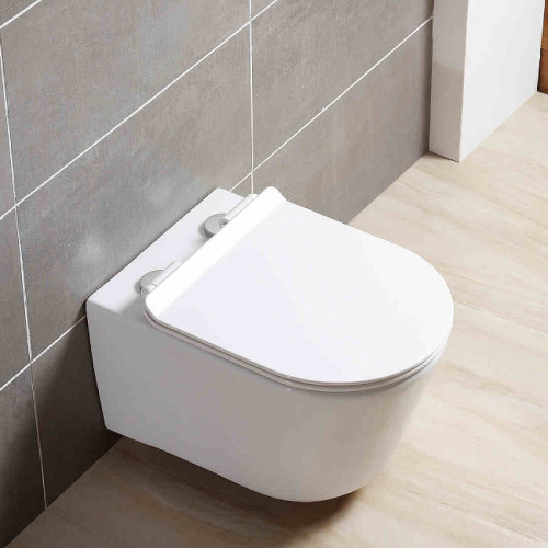 Унитаз Aquatek Оберон AQ1363W-00 подвесной с сиденьем Микролифт фарфор подвесной