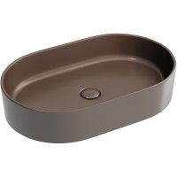Раковина-чаша Ceramicanova Element 61 CN6048MDB Темно-коричневая матовая фарфор накладная