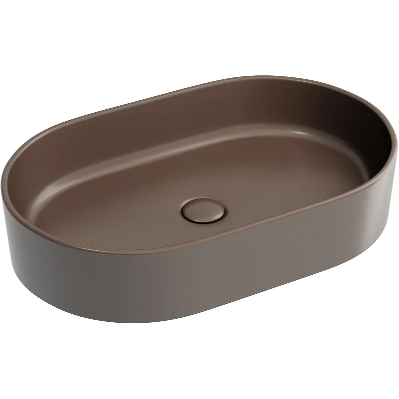 Раковина-чаша Ceramicanova Element 61 CN6048MDB Темно-коричневая матовая фарфор накладная