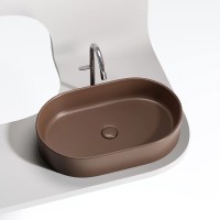 Раковина-чаша Ceramicanova Element 61 CN6048MDB Темно-коричневая матовая фарфор накладная