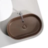 Раковина-чаша Ceramicanova Element 61 CN6048MDB Темно-коричневая матовая фарфор накладная
