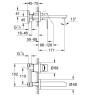 Смеситель для раковины Grohe BauEdge 20474000 Хром латунь встраиваемый