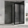 Душевой уголок Abber Schwarzer Diamant 110x80 AG30110BMH-S80BM профиль Черный стекло матовое