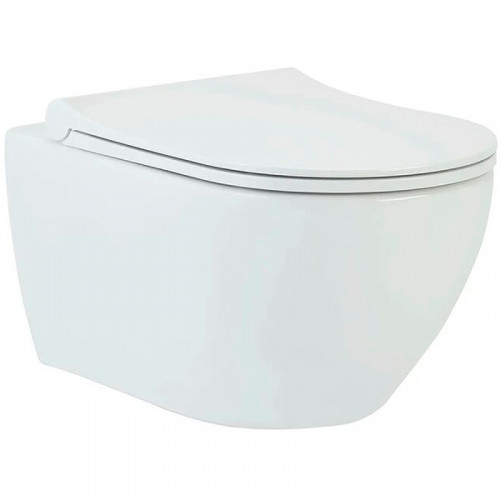 Унитаз beWash Bogen 88303201 подвесной Белый глянец с сиденьем Микролифт фарфор подвесной