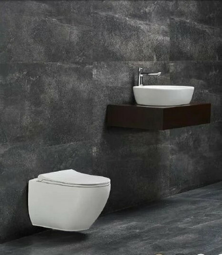 Унитаз beWash Bogen 88303201 подвесной Белый глянец с сиденьем Микролифт фарфор подвесной