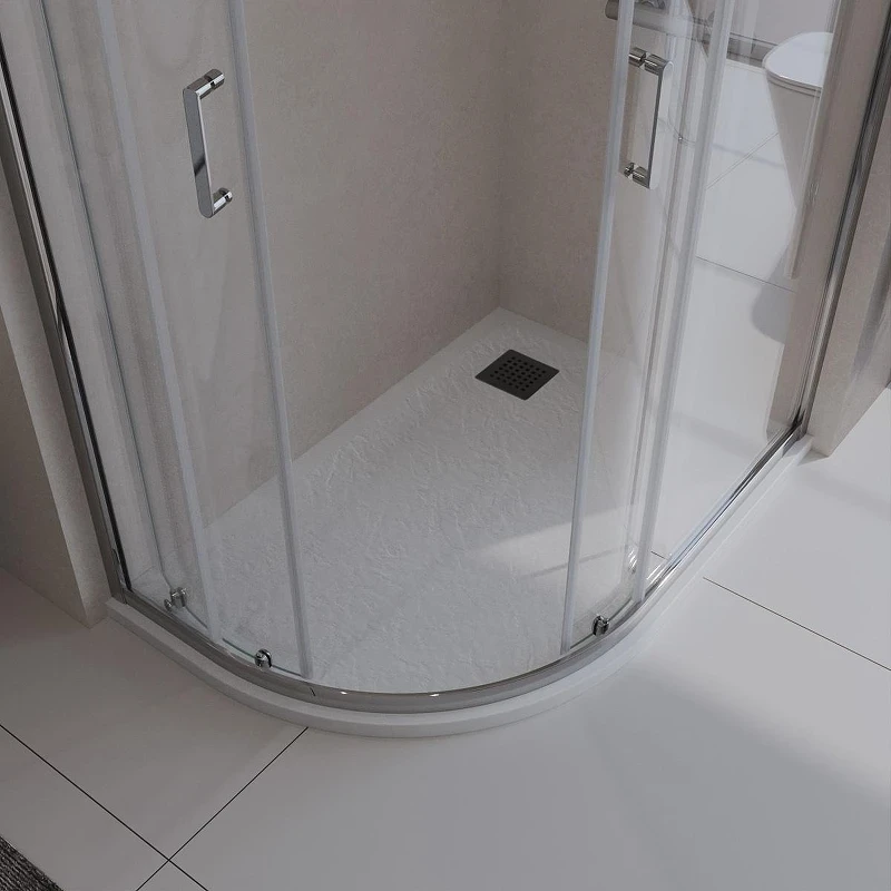 Душевой поддон из искусственного камня BelBagno Uno 120x90 R TRAY-MR-UNO-RH-120/90-550-35-W-R-NO Белый