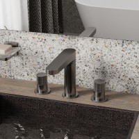 Смеситель для раковины WasserKRAFT Tauber 6435 Никель латунь двухвентильный