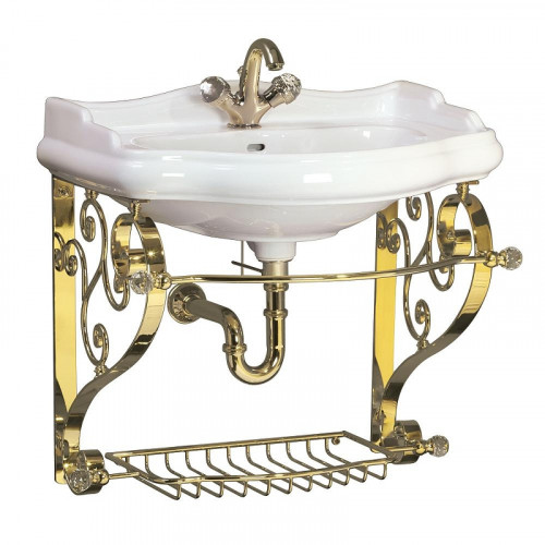 Консоль с раковиной Migliore Bella 73 31268 цвет Золото