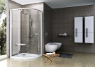 Душевой уголок Ravak Pivot PSKK3 100x100 376AA101Z1 профиль Белый стекло Transparent