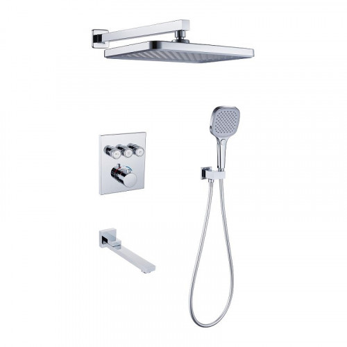 Душевая система ALMAes Como TVZ-8803 с термостатом цвет Хром