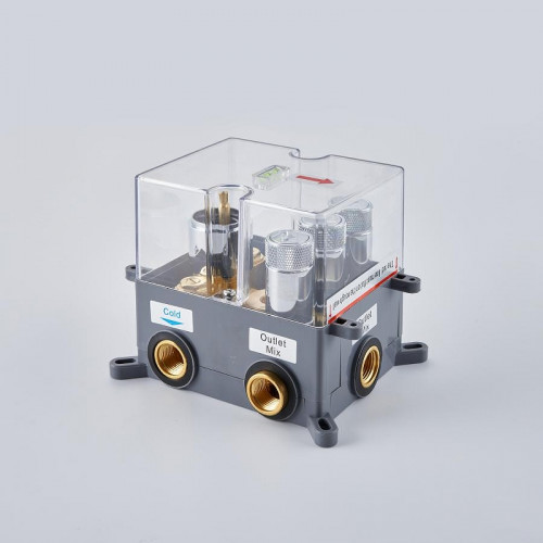 Душевая система ALMAes Como TVZ-8803 с термостатом цвет Хром