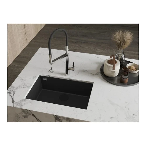 Кухонная мойка Rivelato Stria 69 SR-6963 Nero profondo цвет Черный