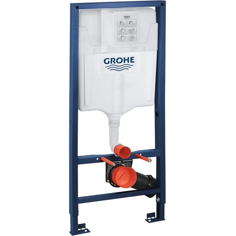 Инсталляция Grohe Rapid SL 38750001 для унитаза с клавишей смыва Хром нержавеющая сталь