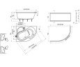 Акриловая ванна Ravak Rosa I 140x105 R CV01000000 без гидромассажа
