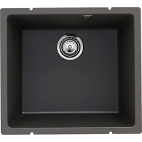 Кухонная мойка Ulgran Quartz Underground 450-09 Асфальт искусственный камень (литьевой мрамор) встраиваемый