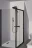 Душевая дверь Ideal Standard Connect 2 120 K9277V3 профиль Черный стекло прозрачное