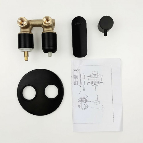 Смеситель для душа Paini Nove 09YO6911 Черный матовый