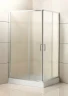Душевой уголок BelBagno Uno 120х90 UNO-195-AH-2-120/90-P-Cr профиль Хром стекло рифленое