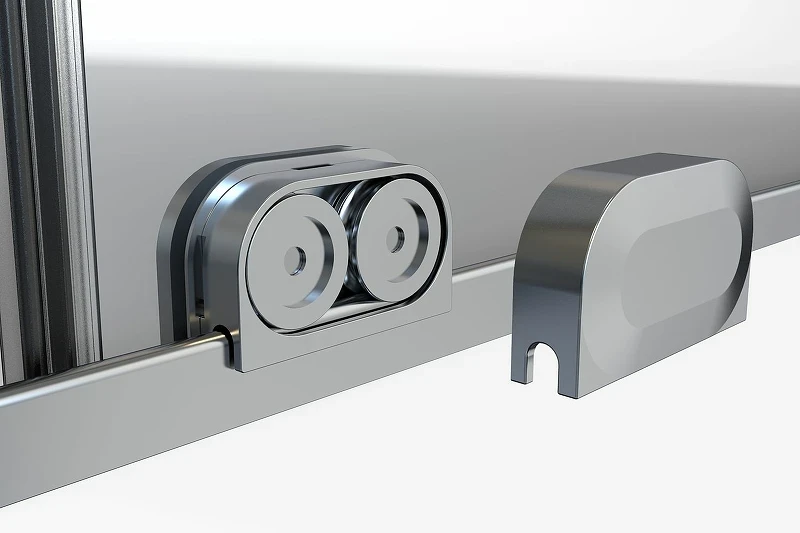 Душевая дверь Allen Brau Fantasy 130 3.11007.00 профиль Хром стекло прозрачное