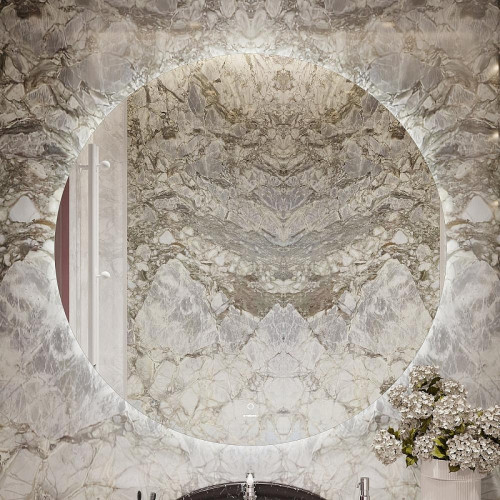 Комплект мебели для ванной DIWO Элиста 100 подвесной цвет Черный муар Светлое дерево