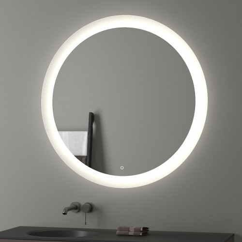 Зеркало Evoform Ledshine d100 BY 2627 с подсветкой 25.5 W - сенсорный выключатель - нейтральный белый свет стекло