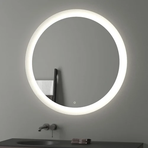 Зеркало Evoform Ledshine d100 BY 2627 с подсветкой 25.5 W - сенсорный выключатель - нейтральный белый свет стекло