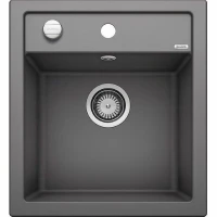 Кухонная мойка Blanco Dalago 45 518846 Темная скала искусственный камень (литьевой мрамор) встраиваемый