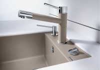 Кухонная мойка Blanco Dalago 45 518846 Темная скала искусственный камень (литьевой мрамор) встраиваемый