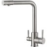 Смеситель для кухни ZorG Steel Hammer SH 801 INOX