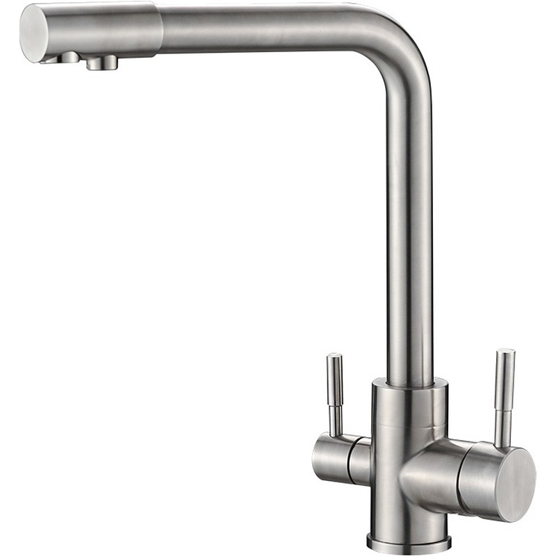 Смеситель для кухни ZorG Steel Hammer SH 801 INOX