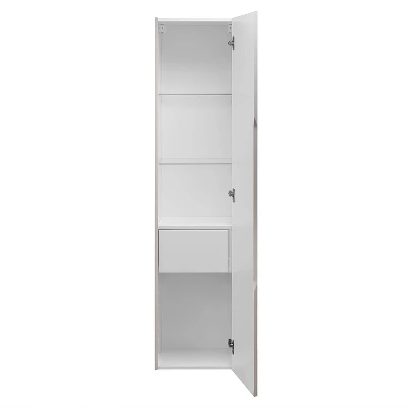 Шкаф пенал Azario Viola 35 CS00096740 подвесной цвет Бежевый