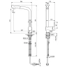 Смеситель для кухни Ideal Standard Ceralook BC176AA Хром латунь