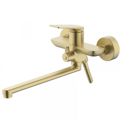 Смеситель для ванны Azario Lursy AZ-K1749MG универсальный цвет Золото матовое
